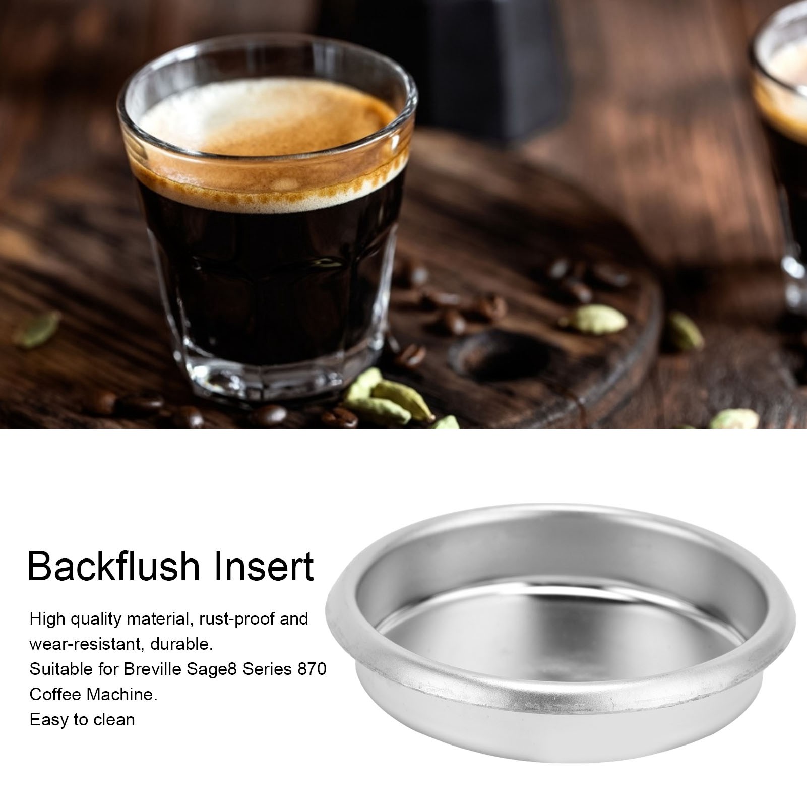 54mm Coffee Machine Stainless  - огляд і ціна Breville Espresso Bes870