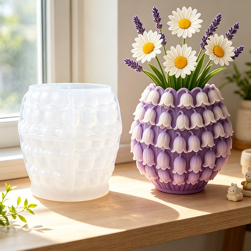 3D Lily of the Valley Vase Sil - огляд і ціна Potsticker Mold