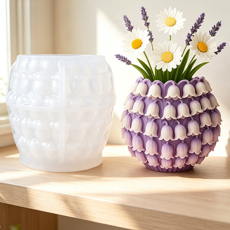 3D Lily of the Valley Vase Sil - огляд і ціна Potsticker Mold